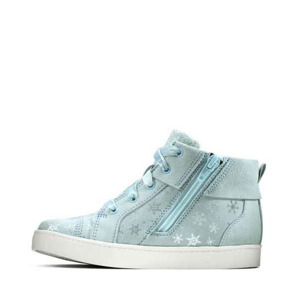 Clarks Girls City Frost Kid Casual Shoes Blue | CA-2369074